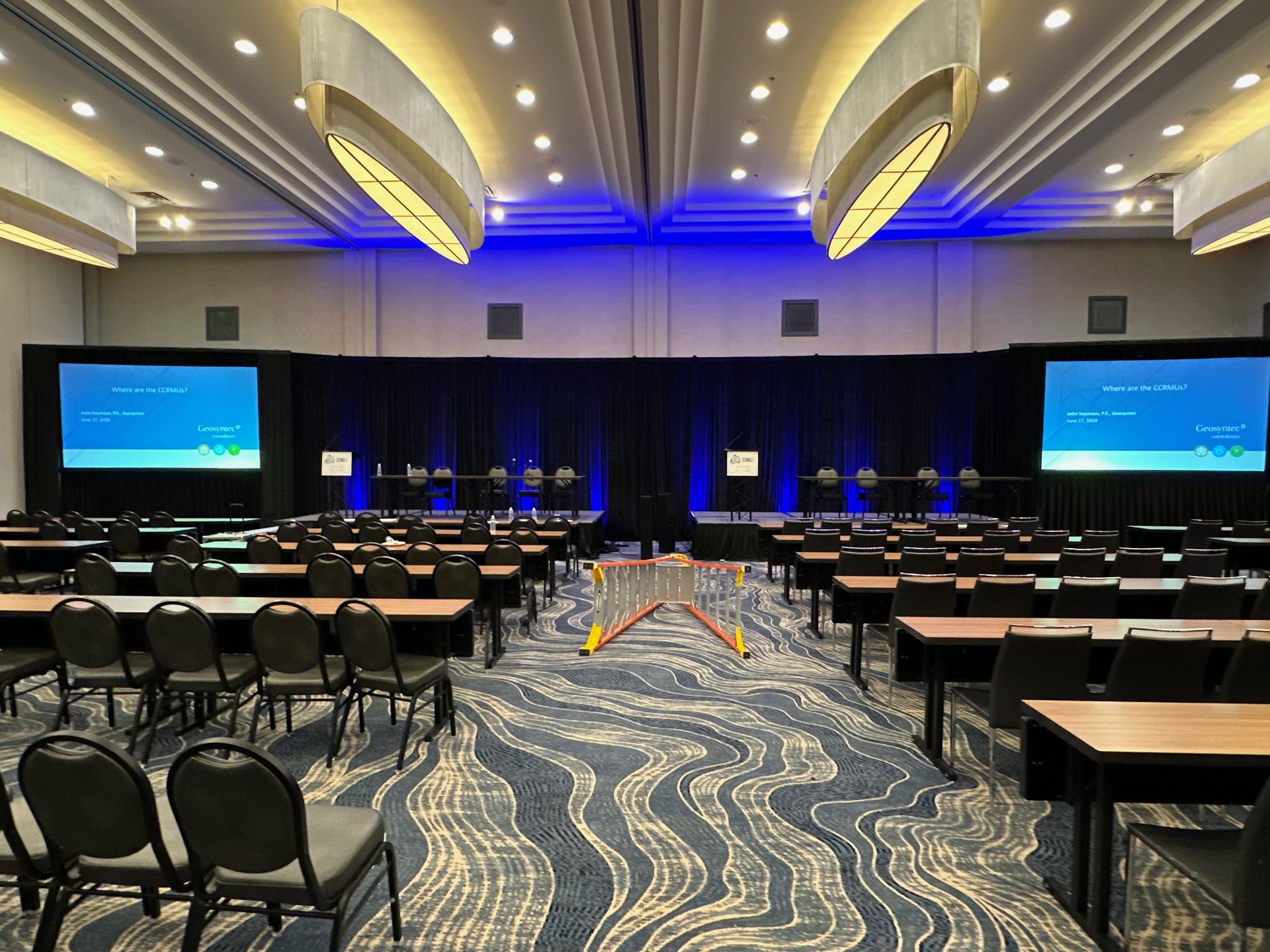 Full ballroom event in progress
